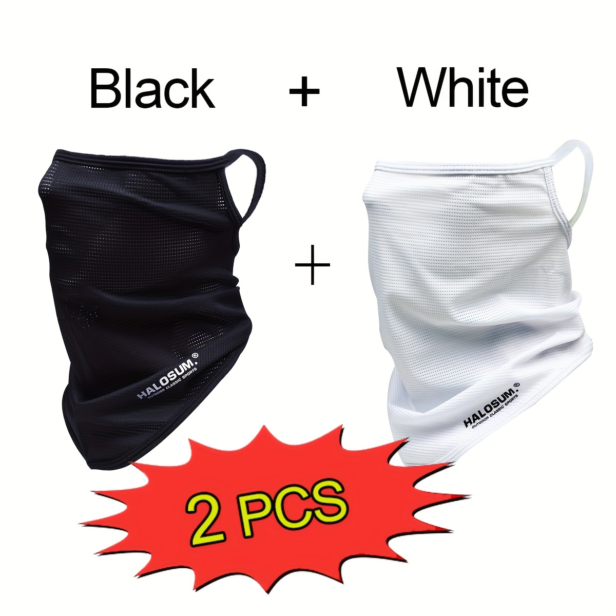 1/2Pcs 아이스 실크 페이스 마스크 통기성 사이클링 - Kids Face Mask 리뷰 및 가격